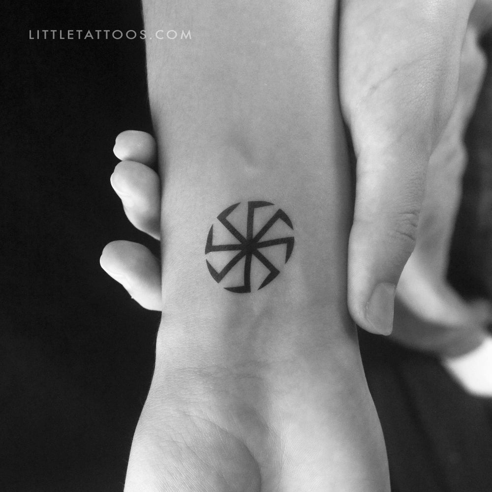Kolovrat Temporary Tattoo - Set of 3