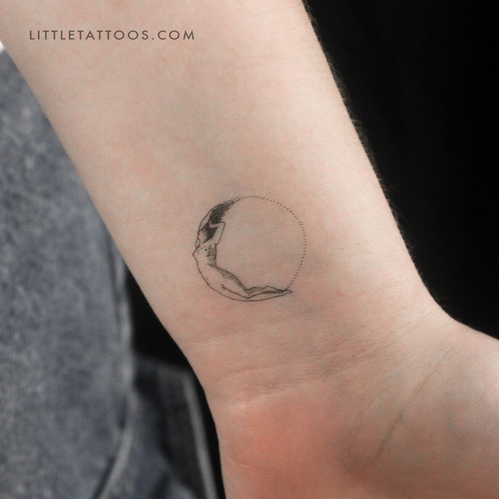 Small Selene Temporary Tattoo - Set of 3