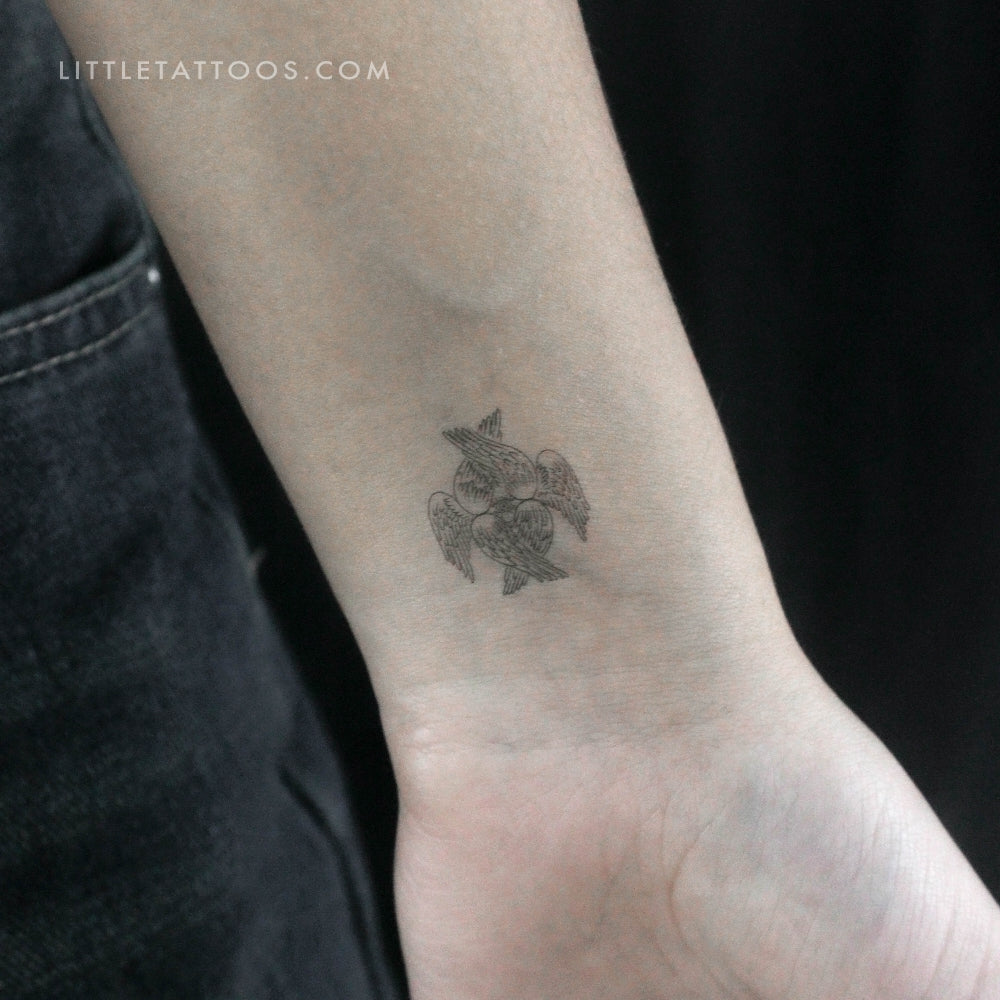 Seraphim Temporary Tattoo - Set of 3