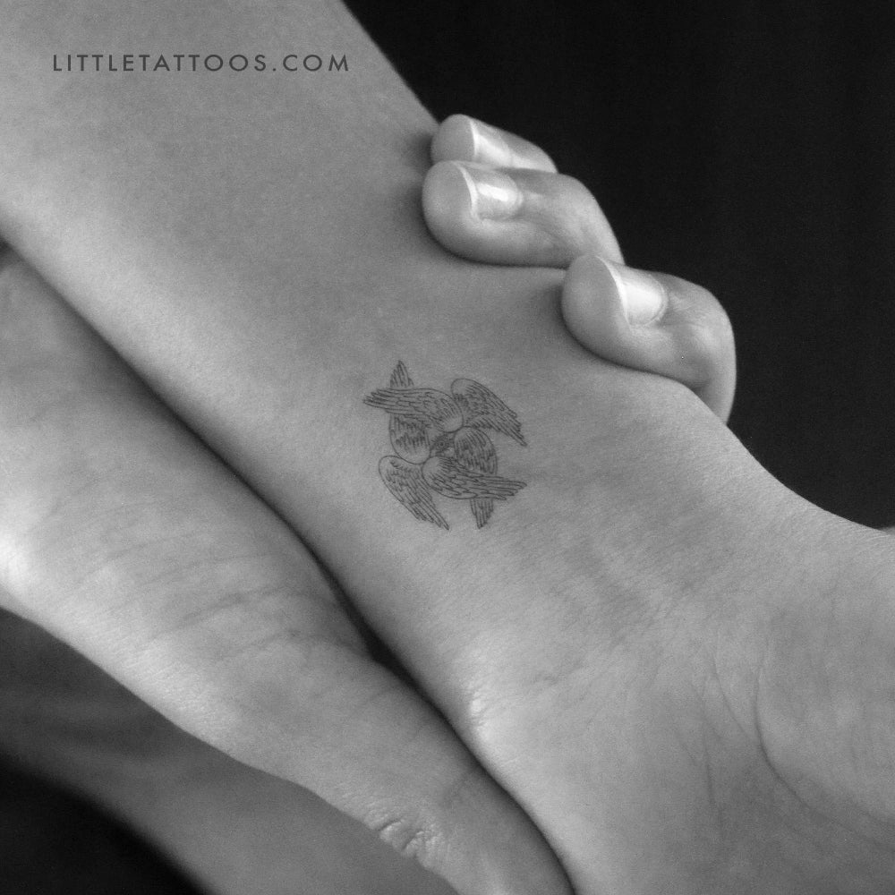 Seraphim Temporary Tattoo - Set of 3
