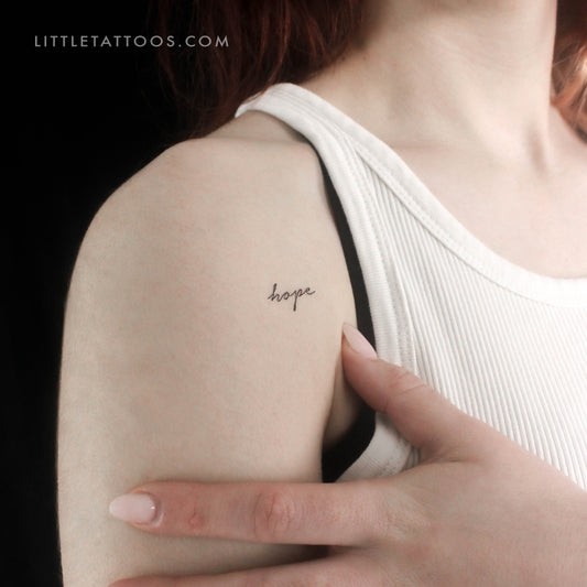 Tatuaje temporal "Esperanza" - Juego de 3