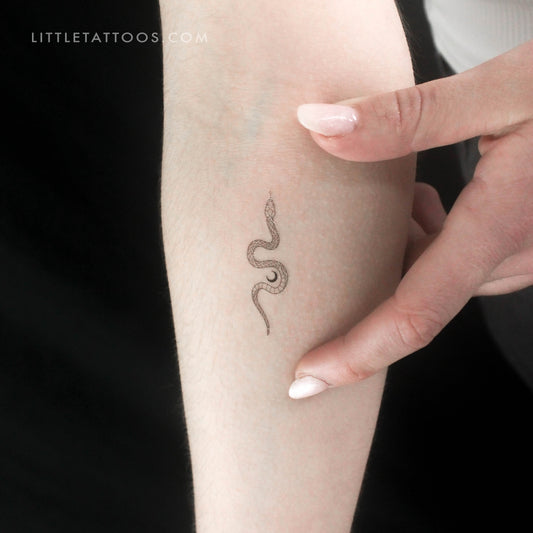 The Soma Snake by Jakenowicz Temporary Tattoo - Set of 3