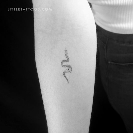 The Soma Snake by Jakenowicz Temporary Tattoo - Set of 3
