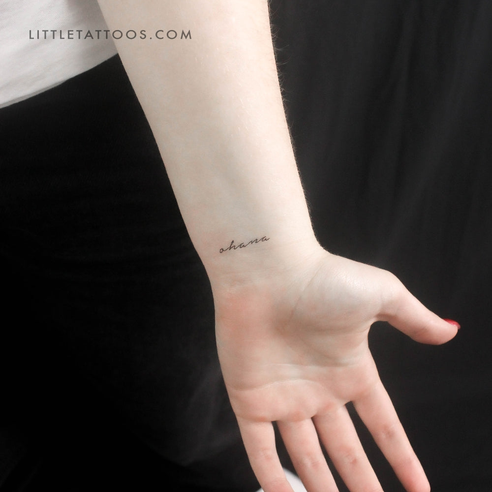 Ohana Temporary Tattoo - Set of 3