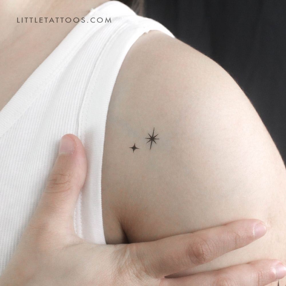 The Second Star to the Right Temporary Tattoo - Set of 3