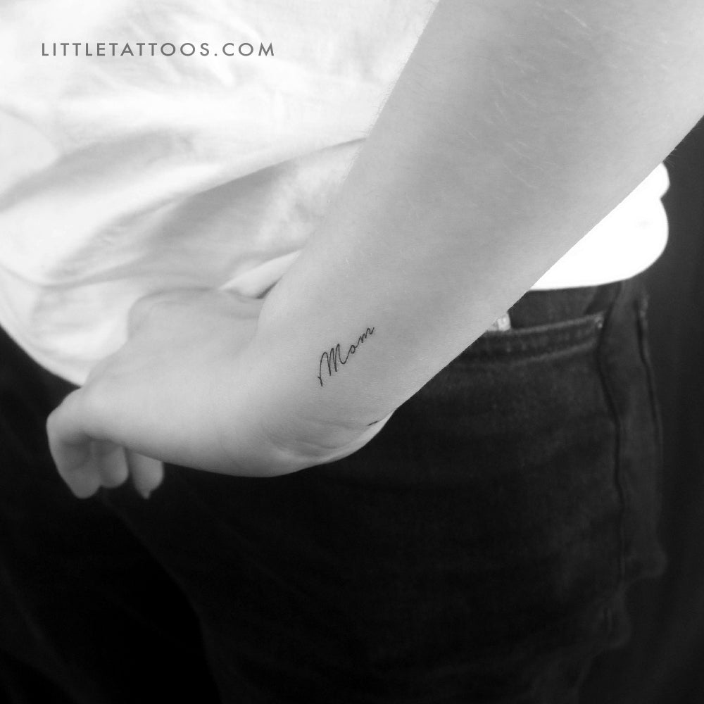 Mom Temporary Tattoo - Set of 3