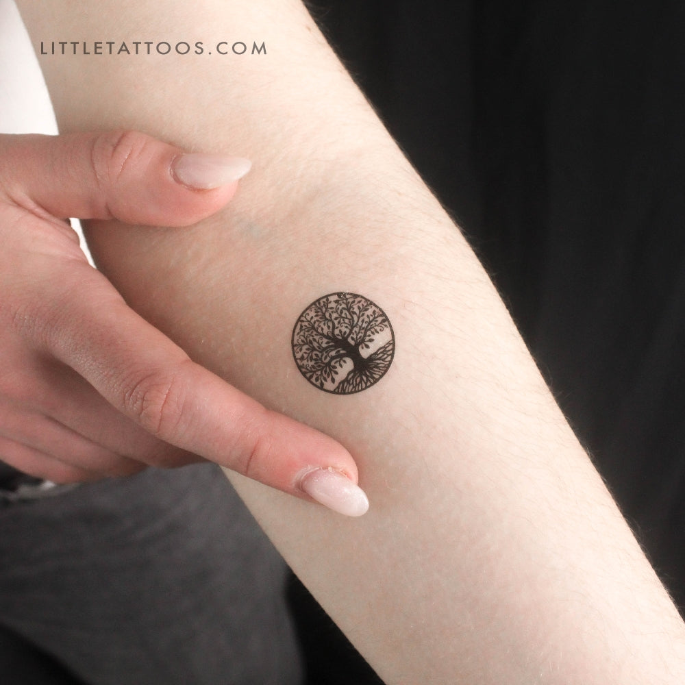 Tree Of Life Temporary Tattoo - Set of 3