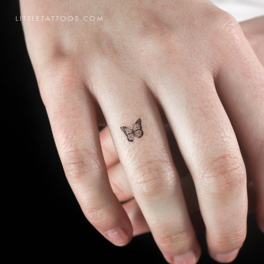 Little Butterfly Temporary Tattoo - Set of 3