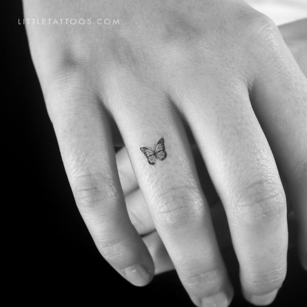 Little Butterfly Temporary Tattoo - Set of 3