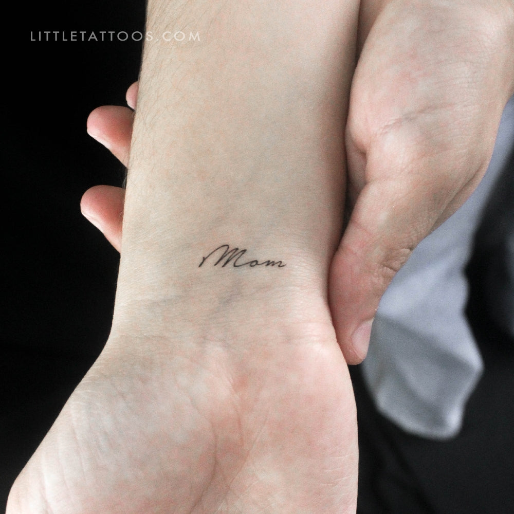 Mom Temporary Tattoo - Set of 3