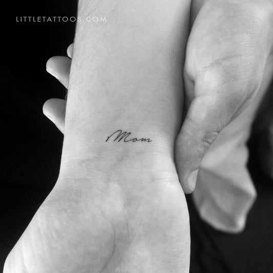 Mom Temporary Tattoo - Set of 3