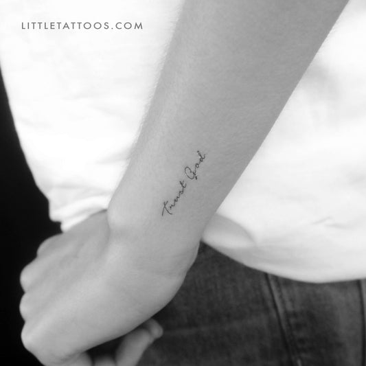 Trust God Temporary Tattoo - Set of 3