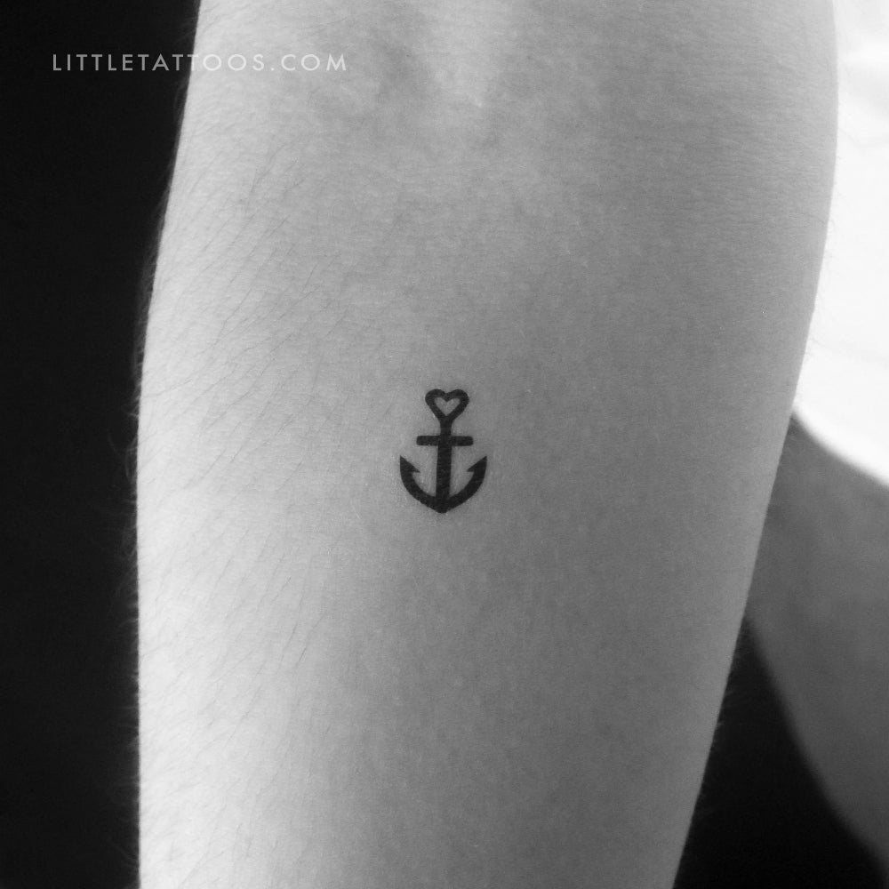 Love Anchor Temporary Tattoo - Set of 3