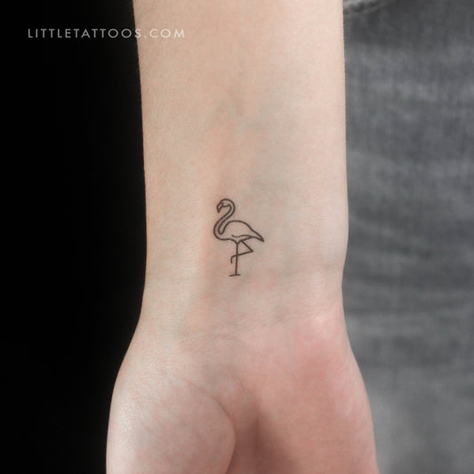 Flamingo Temporary Tattoo (Set of 3)