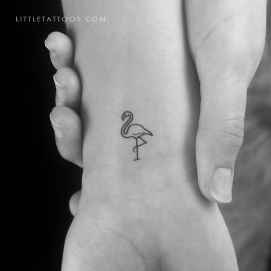 Flamingo Temporary Tattoo (Set of 3)