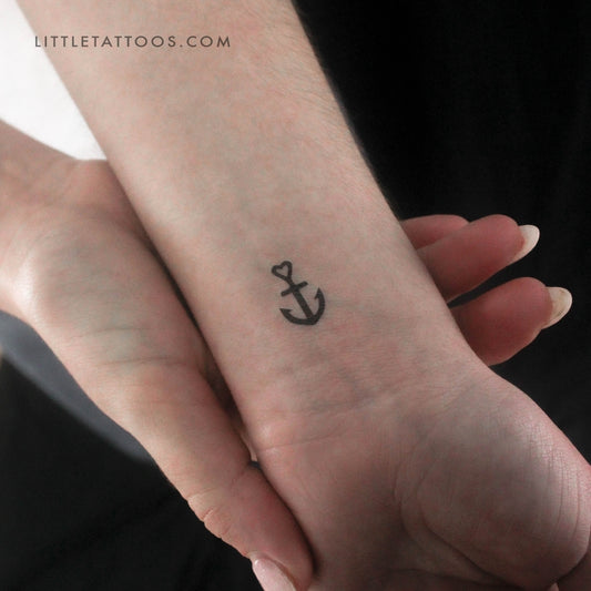 Love Anchor Temporary Tattoo - Set of 3