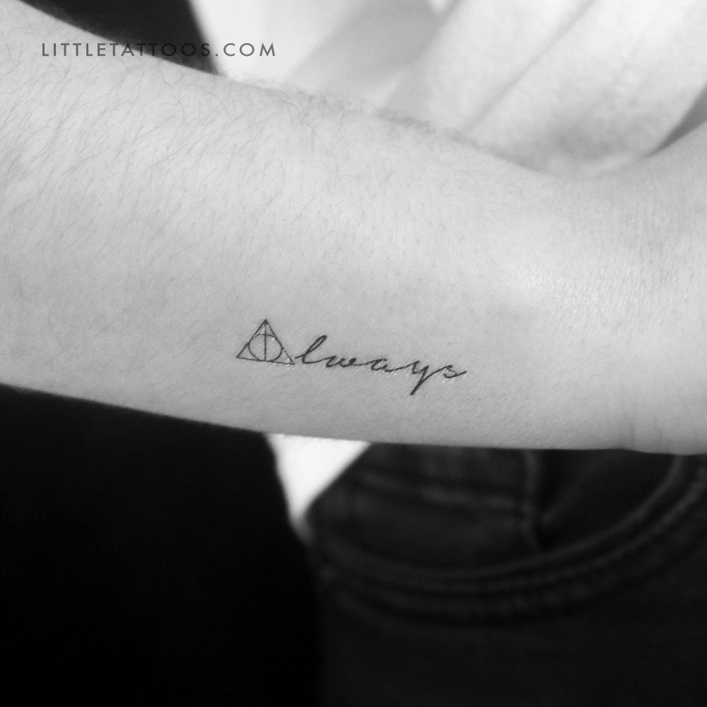 Always + Deathly Hallows Temporary Tattoo - Set of 3