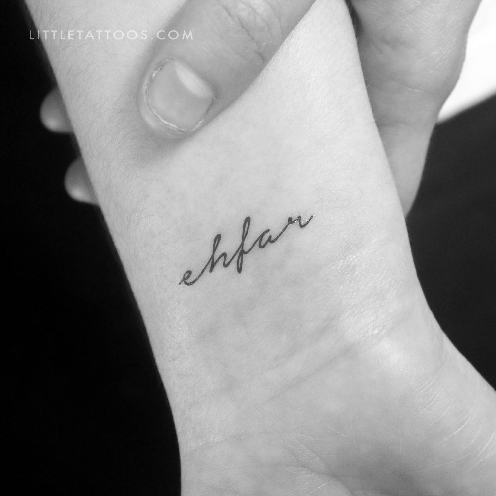 Tatuaje temporal 'ehfar' - Juego de 3
