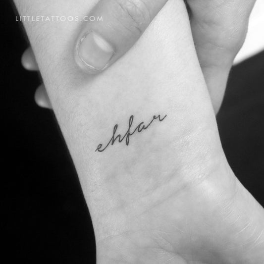 Tatuaje temporal 'ehfar' - Juego de 3