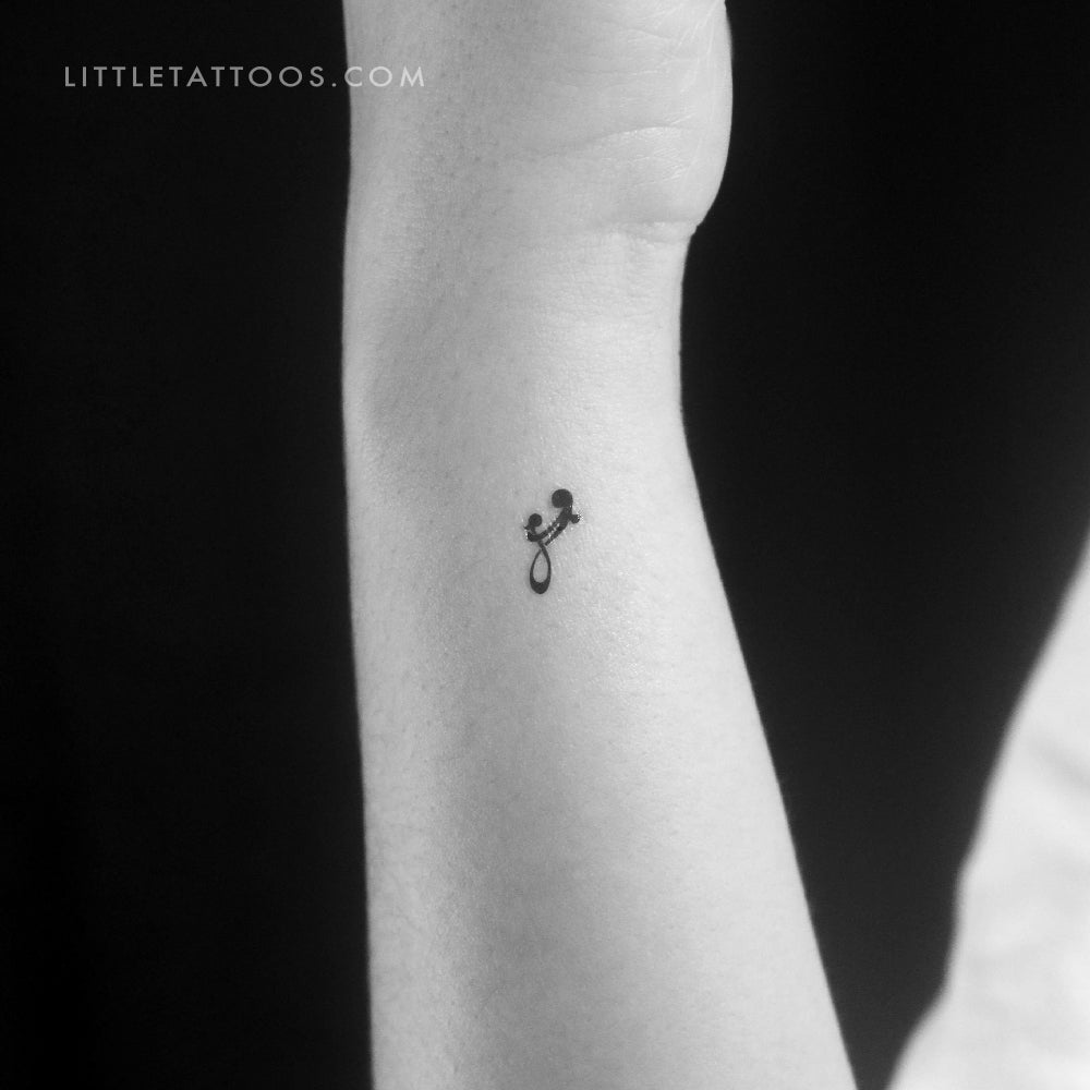 Tatuaje temporal pequeño de madre e hija (juego de 3)