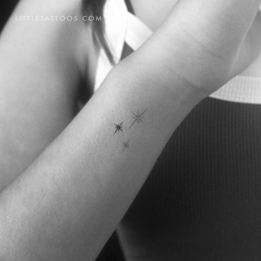 Three Sparkles Temporary Tattoo - Set of 3