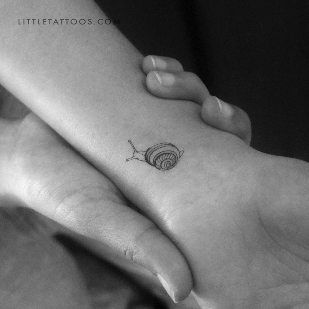 Snail Temporary Tattoo - Set of 3