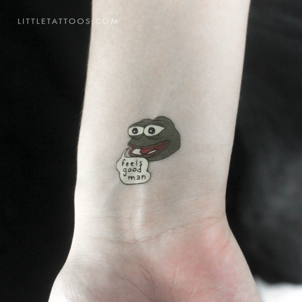 Pepe Temporary Tattoo - Set of 3