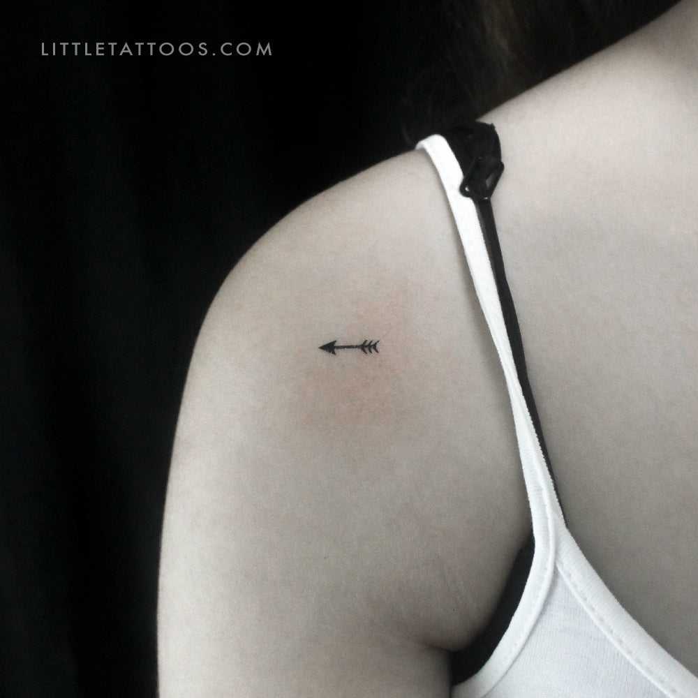 Tatuaje temporal de flecha pequeña - Juego de 3