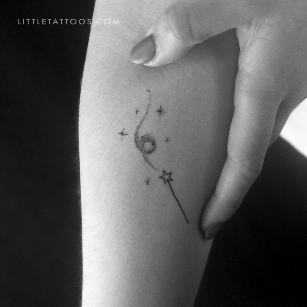 Magic Wand Temporary Tattoo by Cagri Durmaz - Set of 3