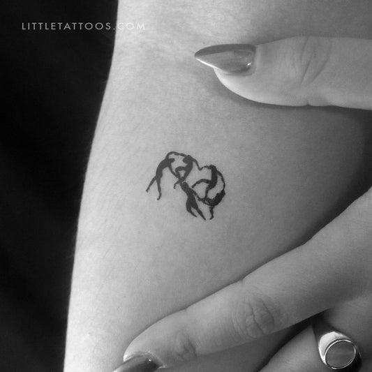 Matisse Dance Temporary Tattoo - Set of 3