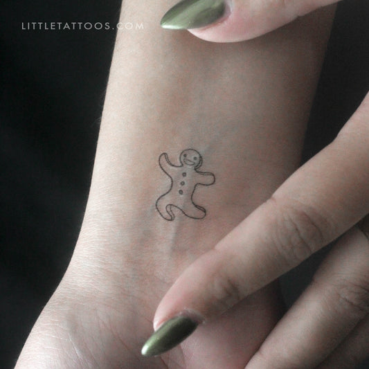 Tatuaje temporal de hombre de jengibre - Juego de 3