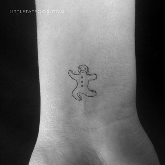 Tatuaje temporal de hombre de jengibre - Juego de 3
