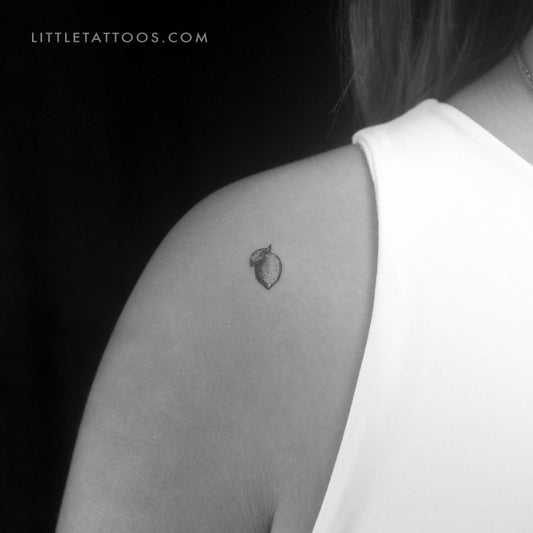 Lemon Temporary Tattoo - Set of 3