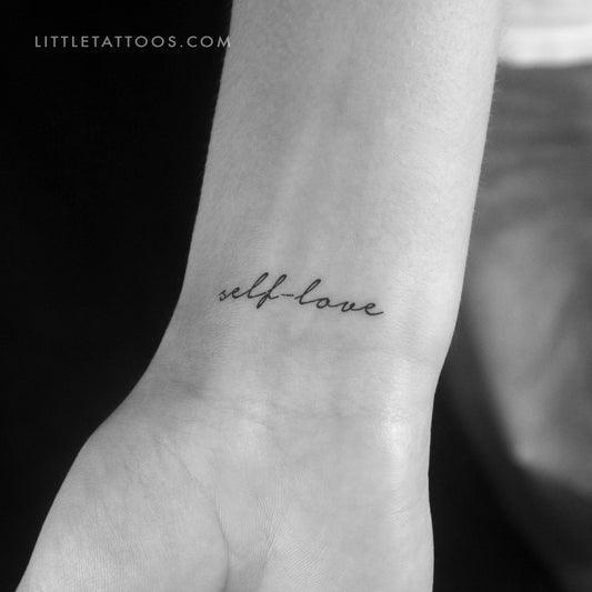Self-love Temporary Tattoo - Set of 3