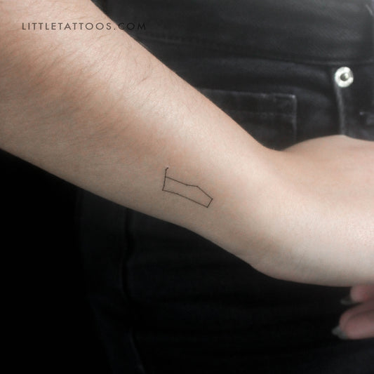 Tatuaje temporal pequeño de la constelación de Géminis (juego de 3)