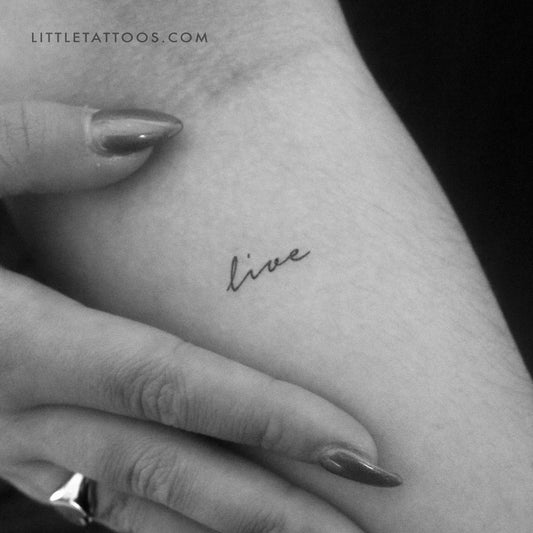 Live Temporary Tattoo - Set of 3