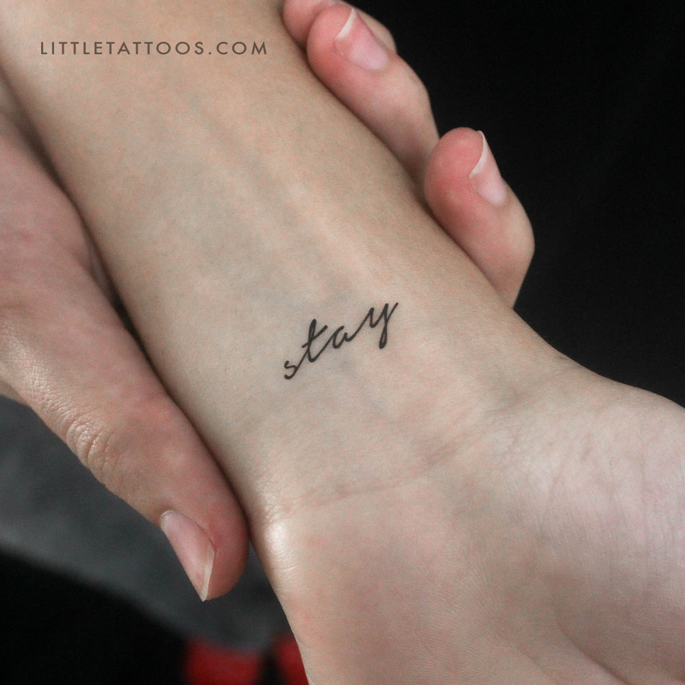 Stay Temporary Tattoo - Set of 3