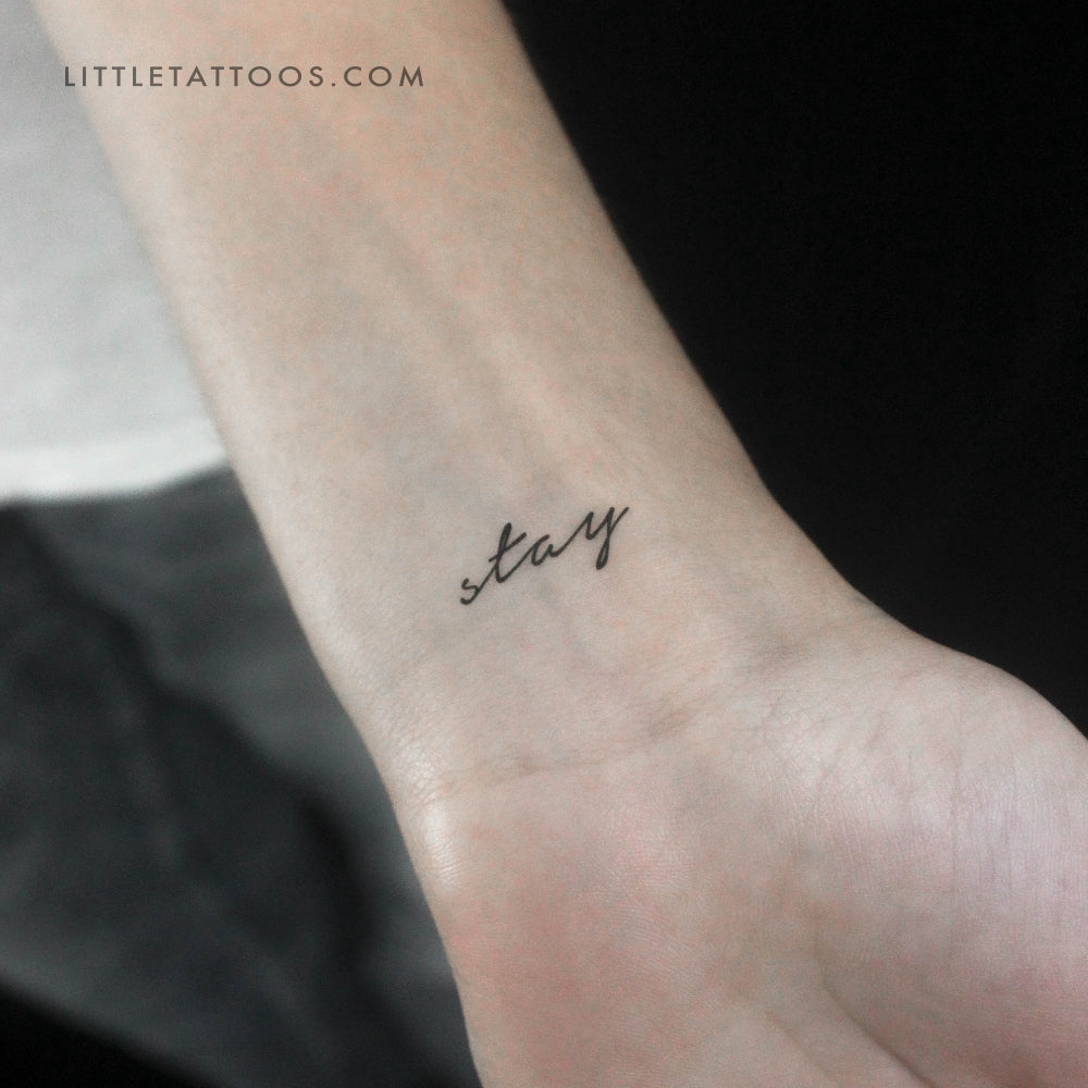 Stay Temporary Tattoo - Set of 3