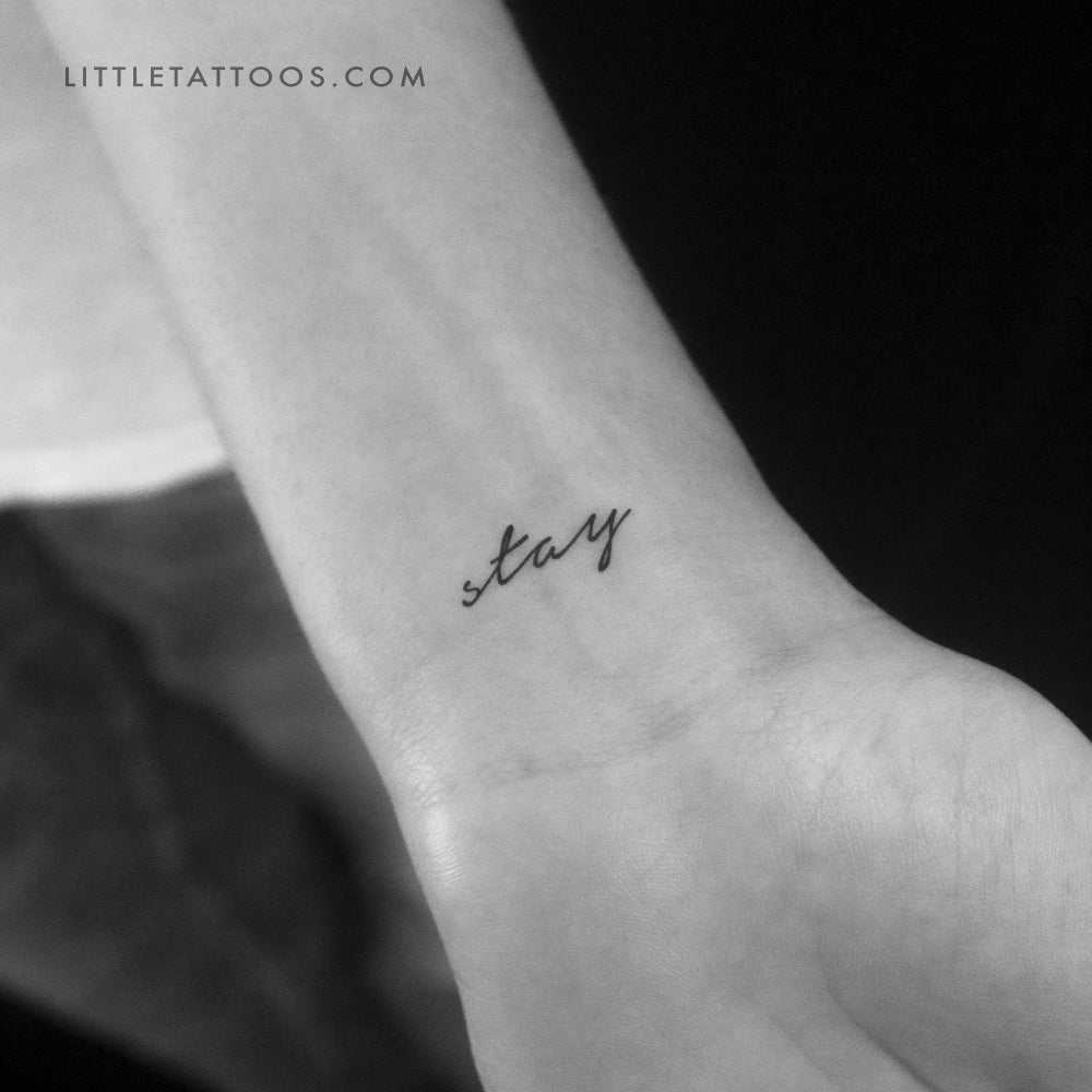Stay Temporary Tattoo - Set of 3