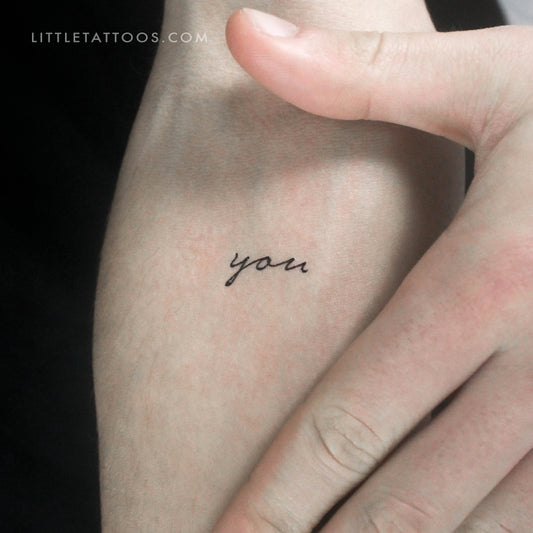 You Temporary Tattoo - Set of 3