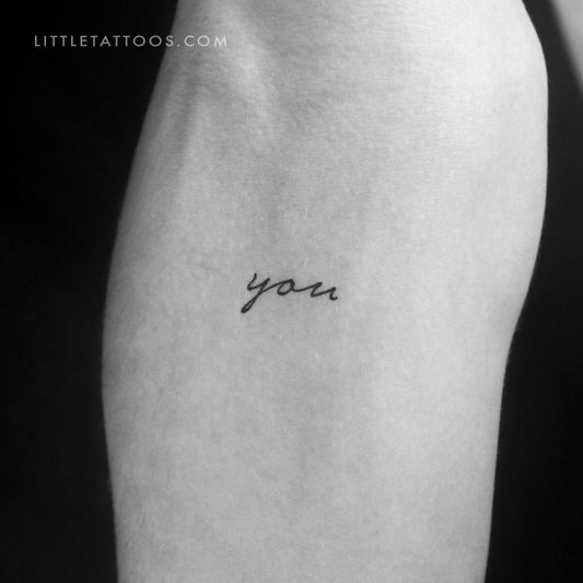 You Temporary Tattoo - Set of 3