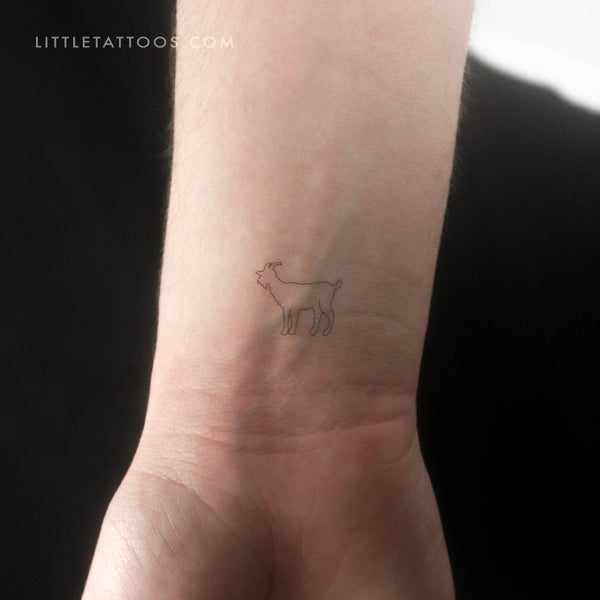 Little Goat Temporary Tattoo - Set of 3