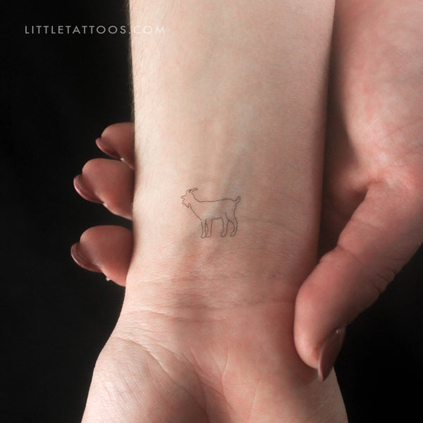 Little Goat Temporary Tattoo - Set of 3