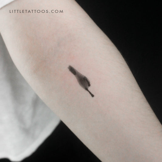 Blurred Horse Temporary Tattoo - Set of 3