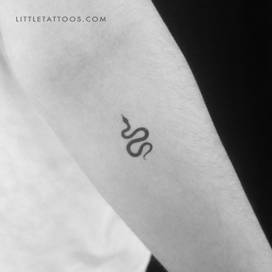 Small Snake Temporary Tattoo - Set of 3