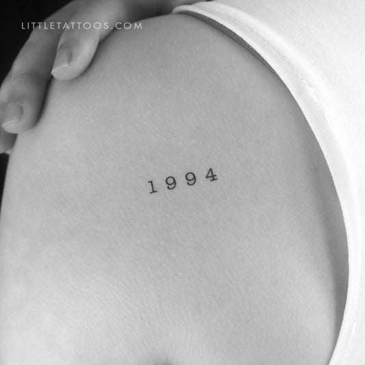 1994 Birth Year Temporary Tattoo - Set of 3