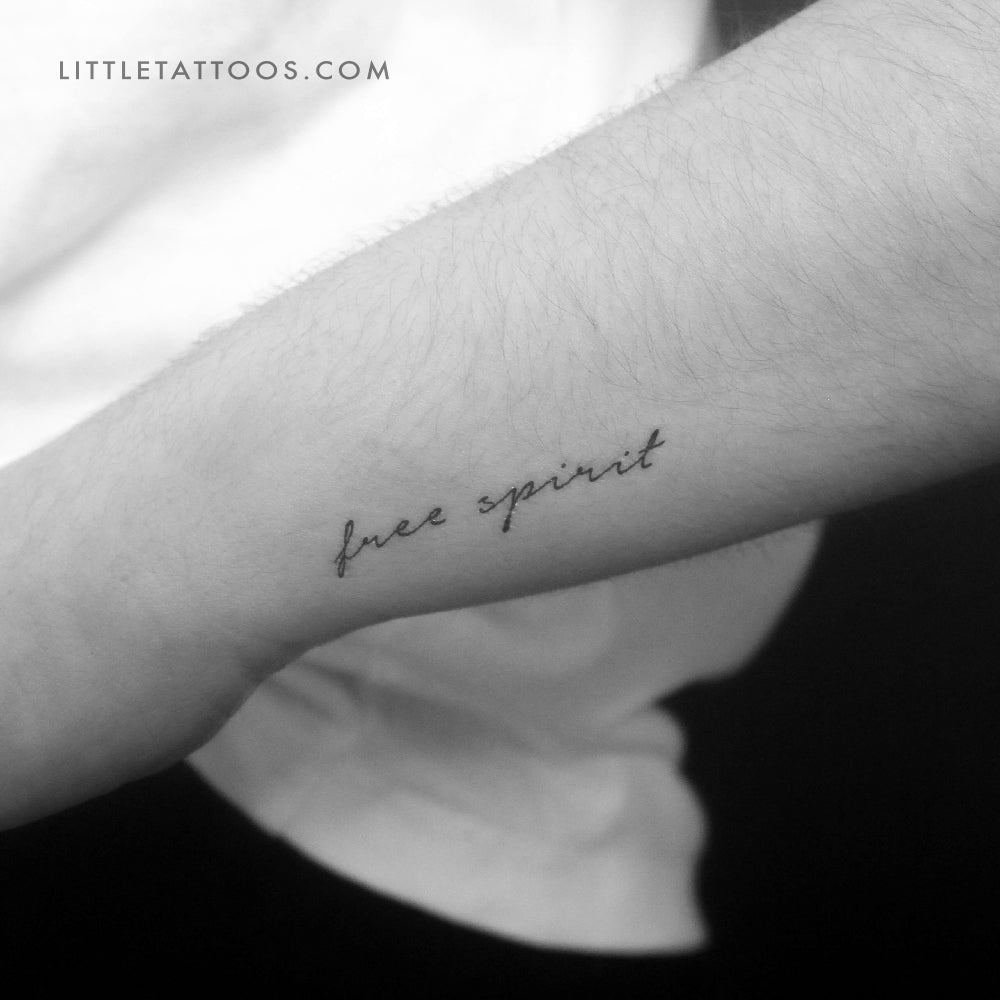 Free Spirit Temporary Tattoo - Set of 3
