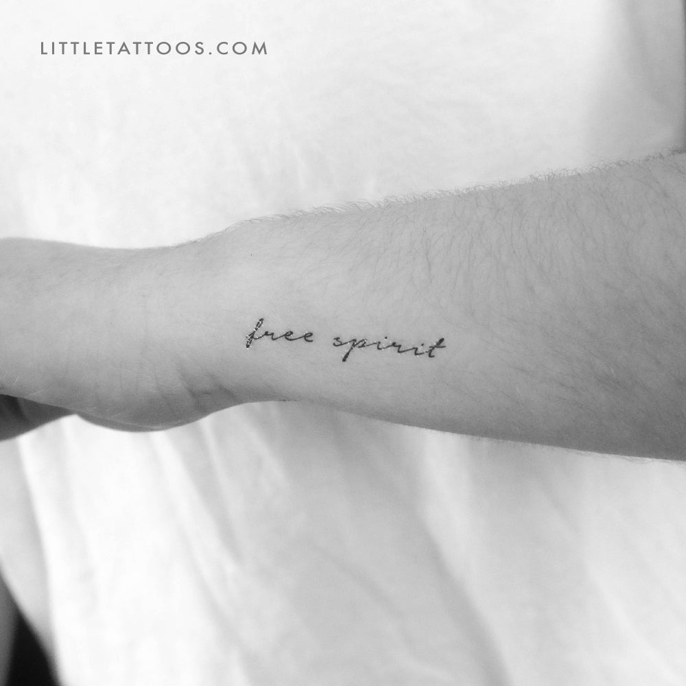 Free Spirit Temporary Tattoo - Set of 3