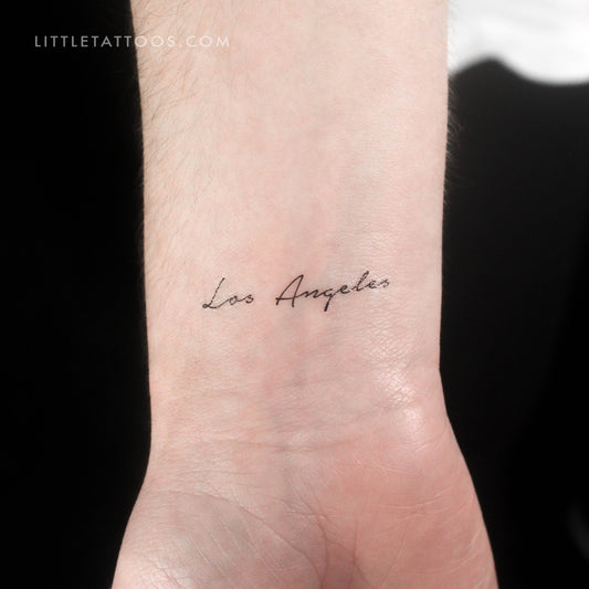 Tatuaje temporal de Los Ángeles - Juego de 3