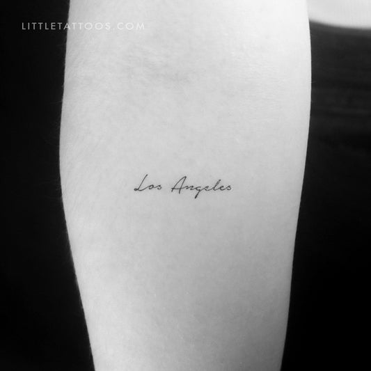 Tatuaje temporal de Los Ángeles - Juego de 3